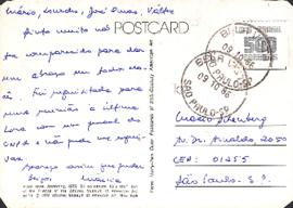 Cartão postal de Márcia a Mario Schenberg