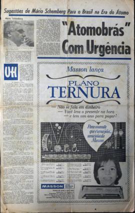 Recorte do jornal Última Hora, 11 mai. 1967