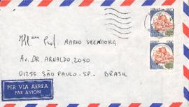 Carta de Roberta Filippi a Mario Schenberg