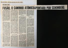 Recorte do jornal Folha da Tarde, 25 abr. 1979