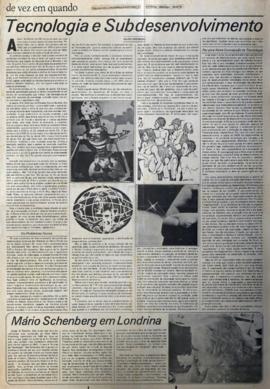Matéria do jornal Folha de Londrina, 15 abr. 1979