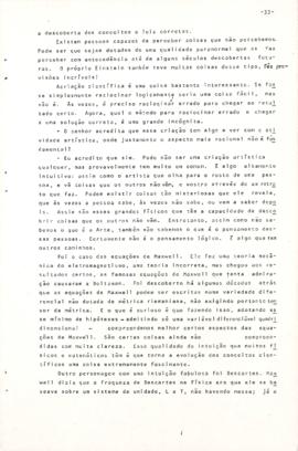 Evolução dos Conceitos da Física – publicação que conserva a forma do curso ministrado em 1983