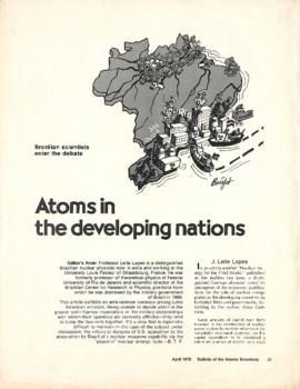 Atoms in the developing nations