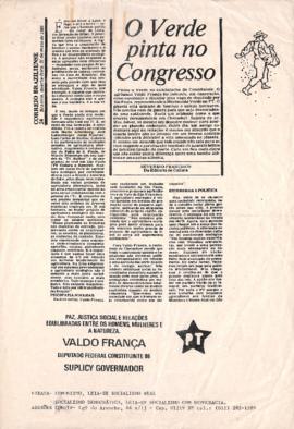 Recorte do jornal Correio Braziliense, 21 mai. 1986