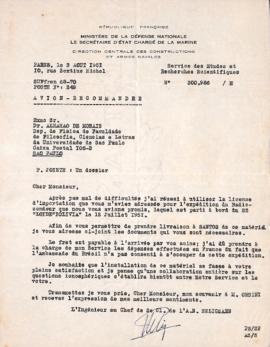 Carta ofício de A. N. Seligmann a Abrahão de Moraes
