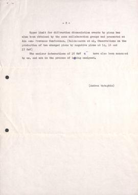 Carta de Andrea Wataghin a V. Weisskopf