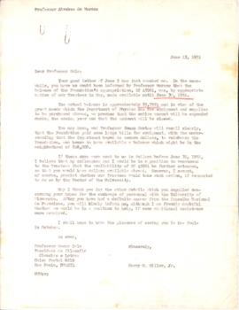 Carta de Harry M. Miller Jr. a Oscar [Sala]
