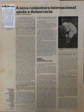 Recorte do Jornal Constituinte, ago. 1977