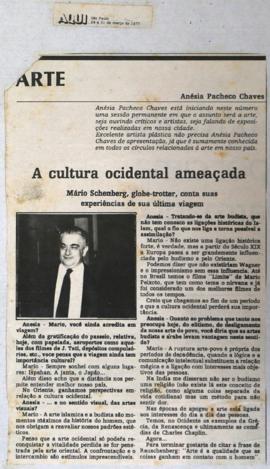 Recorte do jornal AQUI, São Paulo, 21-31 mar. 1977