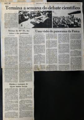 Recorte do jornal Folha de S. Paulo, 16 jul. 1978