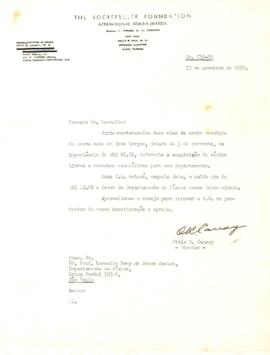 Carta de Ottis R. Causey a Marcello Damy de Souza Santos