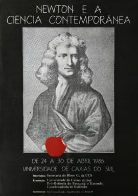 Cartaz do Seminário &quot;Newton e a Ciência Contemporânea&quot;