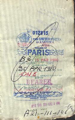 Passaporte de Mario Schenberg