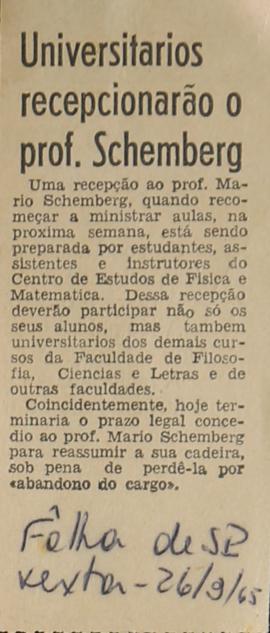 Recorte de jornal Folha de S. Paulo, 26 mar. 1965