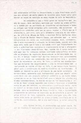 Carta de Otto Alcides Ohlweiler a Mario Schenberg