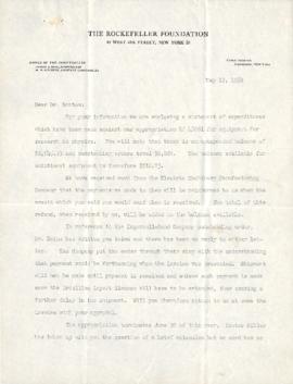Carta de George J. Beal a Marcello Damy de Souza Santos