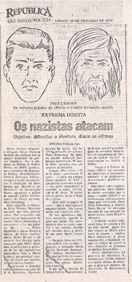 Recorte do jornal República, 20 out. 1979