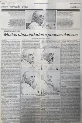 Recorte do jornal Folha de Londrina, 29 abr. 1979