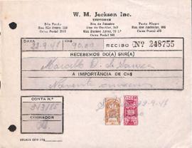 Recibo de W.M. Jackson Inc. (Editores)
