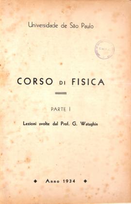 Livro Corso di Fisica (Parte I e Parte II). Gleb Wataghin.
