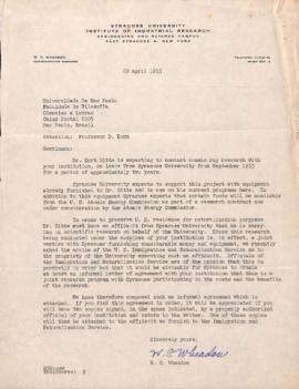 Carta de W. C. Wheadon a David Bohm